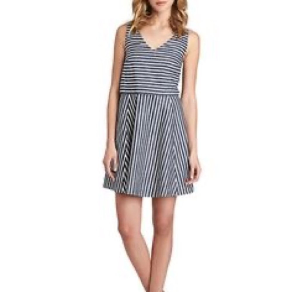 1. State striped dress